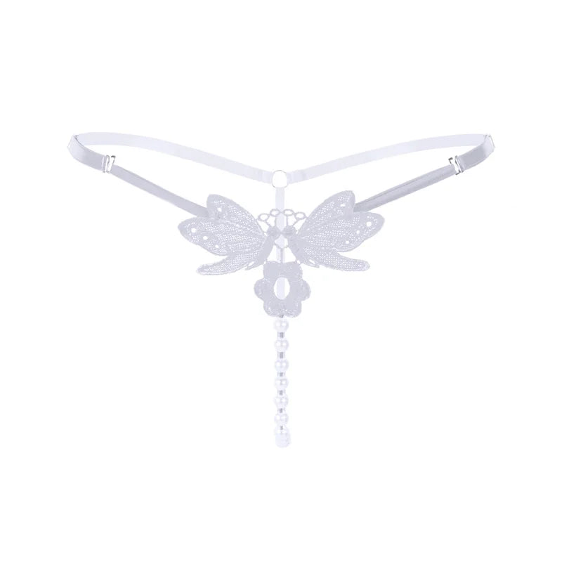 Celeste Butterfly Pearl G-String - Buy 1 get 1 FREE