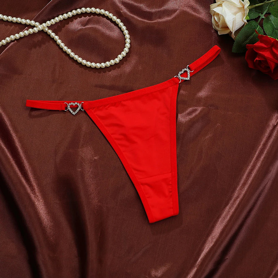 Cœur Secret — Low Rise Heart G-String - 3 for $30