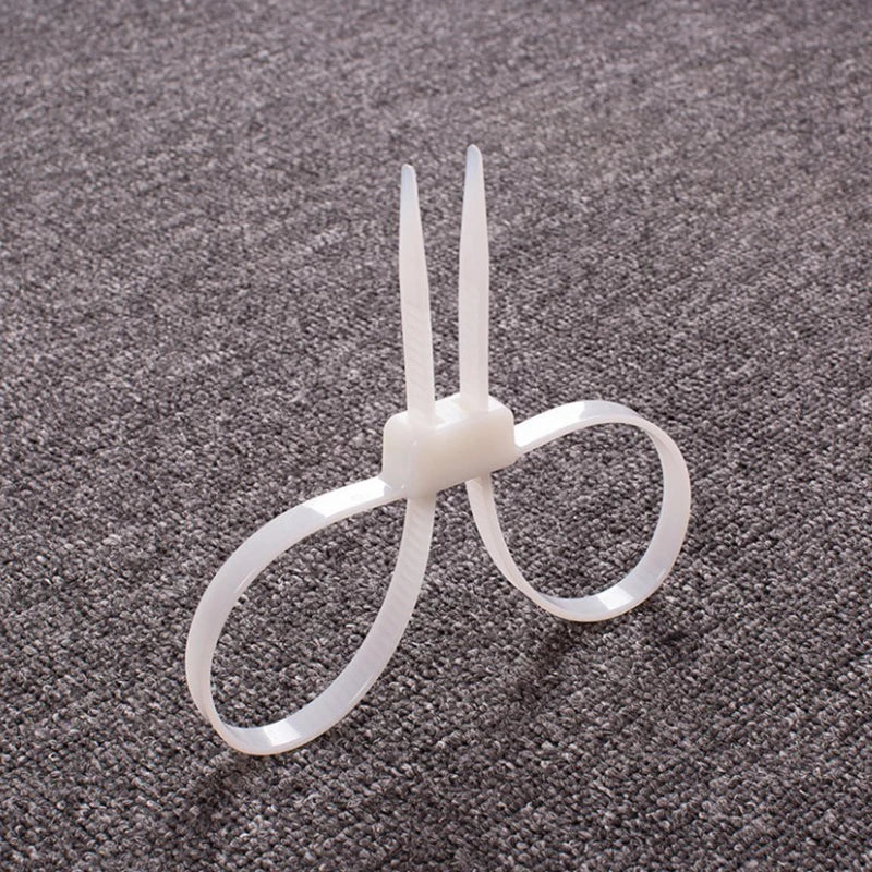 Heavy-Duty Nylon Flex Cuffs — Dual Loop Disposable Zip Ties