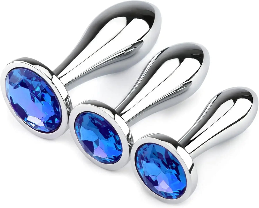 Ametrine Crystal Metal Plug Set