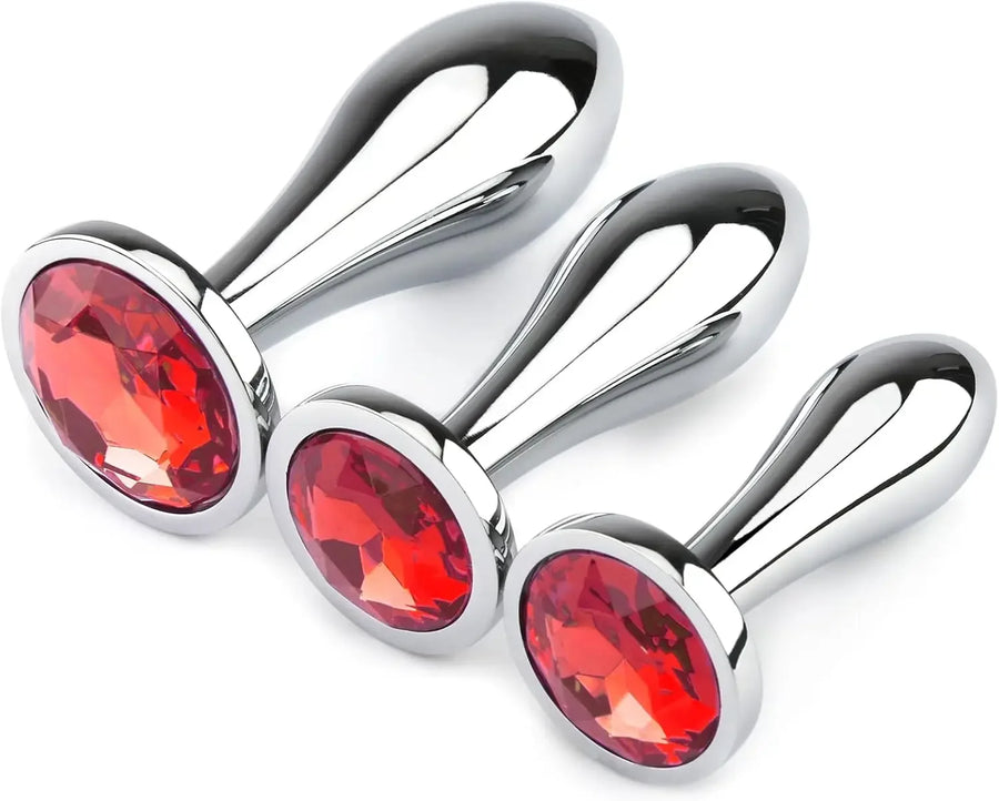 Ametrine Crystal Metal Plug Set