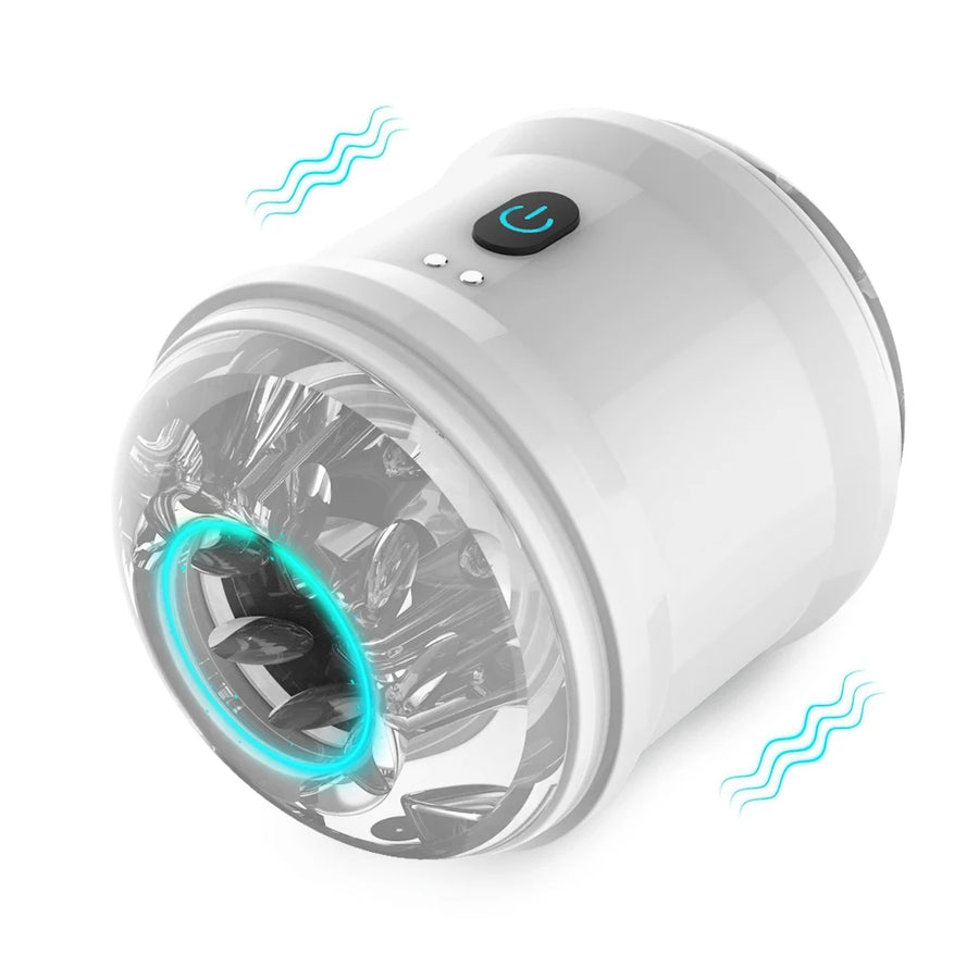 AeroPulse Vibrating Stroker — Hands-Free Open-Ended Pleasure Cup