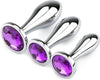 Ametrine Crystal Metal Plug Set