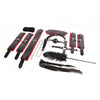 Leten Red & Black Leather Bondage Set