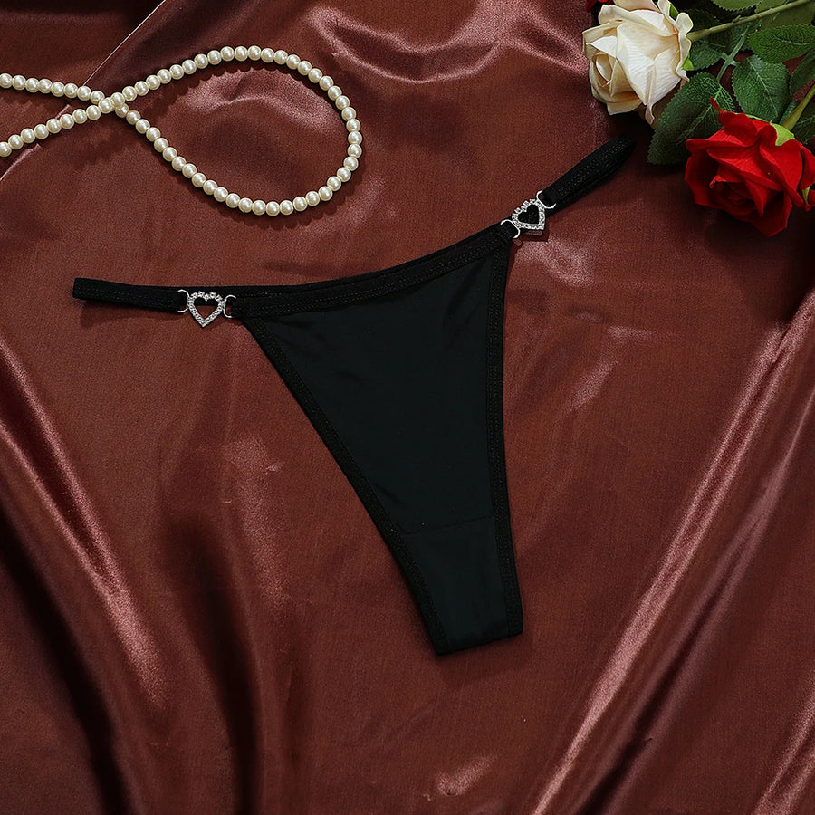 Cœur Secret — Low Rise Heart G-String - 3 for $30