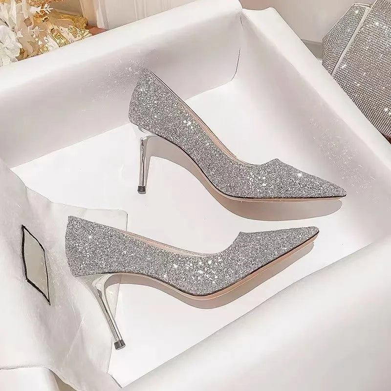 Aurora Crystal Heels