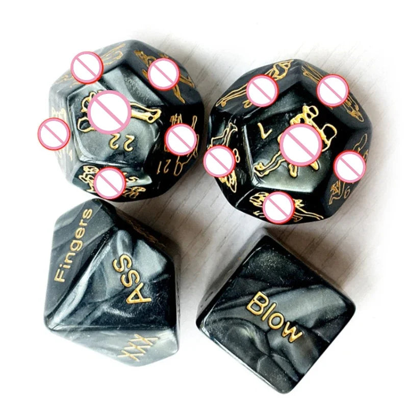 Seduce & Play Dice Set — 4-Piece Intimacy Game Collection