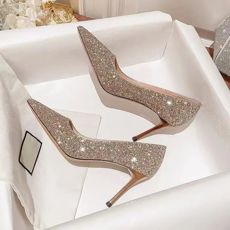 Aurora Crystal Heels